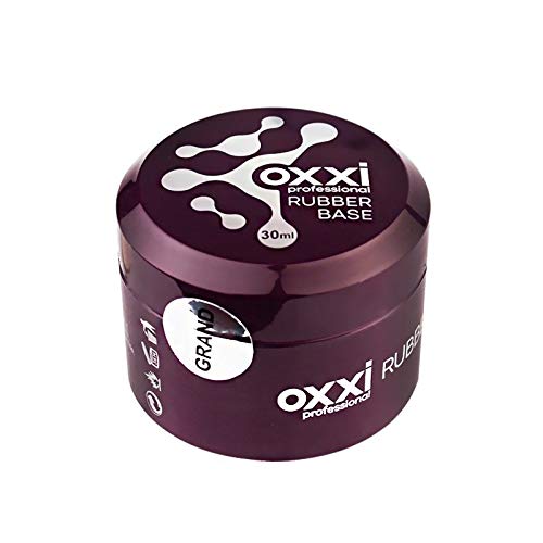 OXXI Profesyonel Kauçuk Taban 30ml. fırça olmadan/1.01 floz Jel LED / UV Oje Pardösü Kapalı Islatın Orijinal