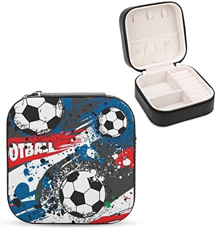 Seyahat takı çantası Futbol Spor takı saklama kutusu Kızlar Kadınlar İçin