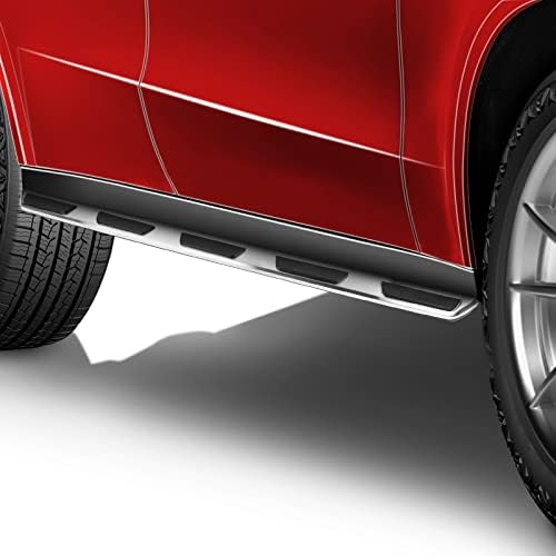 cciyu 2 Parça Yan Basamak Çubukları Alüminyum Alaşım ve ABS Plastik Çimento Koşu Kurulu OE Tarzı Nerf Barlar İçin 2007-2015 Audi