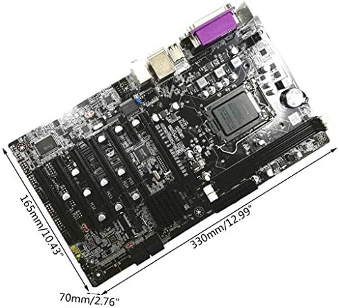 HEYLULU H61 DVR Anakart LGA 1155 Soket Güvenlik Izleme Endüstriyel Kontrol Anakart DDR3 1066/1333