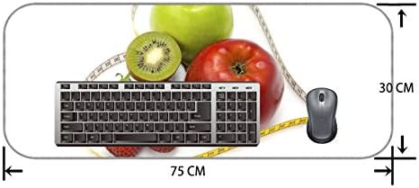 Masa Mousepad Bilgisayar Klavye Mat ile Dikişli Kenarları, Gezegen Yıldız Parlaklık Kauçuk Mouse Pad