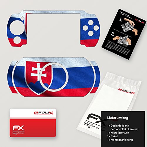 Sony PSP-E1000 / E1004 tasarım cilt Slovakya bayrağı çıkartma PSP-E1000 / E1004 için