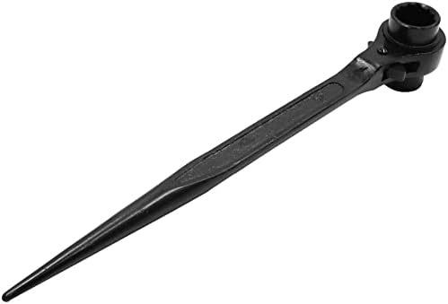 EuısdanAA 22-24mm Siyah Oto Araba İskele Cırcır Anahtarı Kilitleme Soket Anahtarı (Llave de trinquete de trinquete de andamio