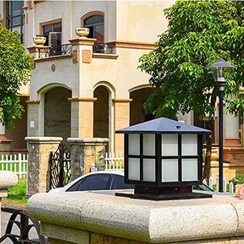 DİAOD popüler Avrupa kare ayağı lamba açık Retro su geçirmez sütun ışık bahçe balkon Villa Topluluk koridor lambaları