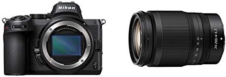 Nikon Z 5 Kamera Gövdesi, Siyah ile NİKON NİKKOR Z 24-200mm f/4-6.3 Kompakt Telefoto Zoom nikon için lens Z Aynasız fotoğraf