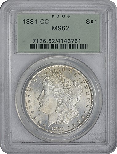 1881-CC Morgan Gümüş Dolar, MS62, PCGS