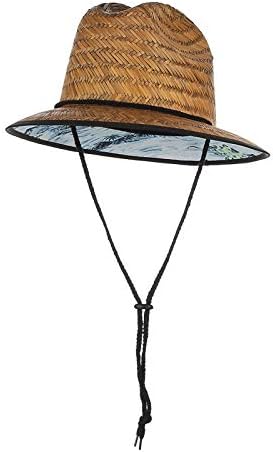 Seaintheson Bayan Plaj Şapkası, Kadınlar için Katlanabilir Plaj Şapkaları, Rüzgar Kordonlu UV Koruma Sunhat Bayan