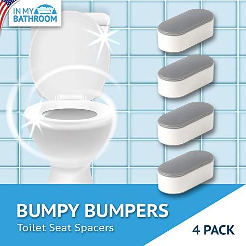 Banyomda / Engebeli Tamponlar Klozet Ara Parçaları (Sıhhi Tuvalet, Güçlü Yapıştırıcı, Evrensel Uyum, 4 Paket)