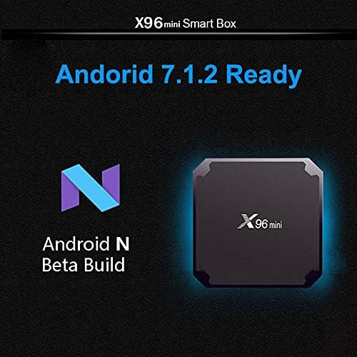 Android 9.0 TV Kutusu,X96 Mini,4 k H-D Akıllı Ağ Oynatıcı,Amlogic S905W,Destek 3D WiFi Siyah 2 GB RAM 16 GB ROM