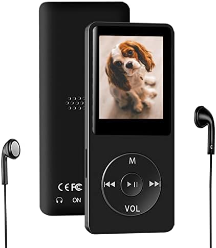 MP3 Muisc Çalar ile Hoparlör ve Destek kadar 128 GB, Taşınabilir Medya Oynatıcı ile FM Radyo / E-Kitap, HiFi Kayıpsız Ses(Kulaklık