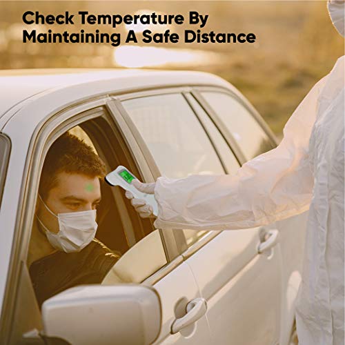 Temassız Kızılötesi Dijital Termometre - 4'ü 1 arada Tıbbi Termometreler Alın, Oda, Sıvı ve Nesne Sıcaklığı. Her Yaş için uygun.