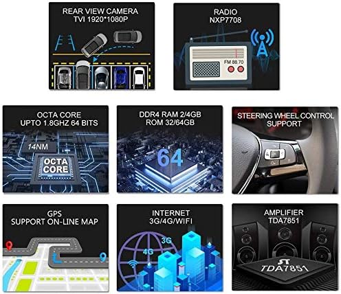 Android 9.0 Araba Stereo Toyota Yaris Vios 2012-2017 için 2 Din Kafa Ünitesi GPS Navigasyon 9 İnç Dokunmatik Ekran MP5 Multimedya
