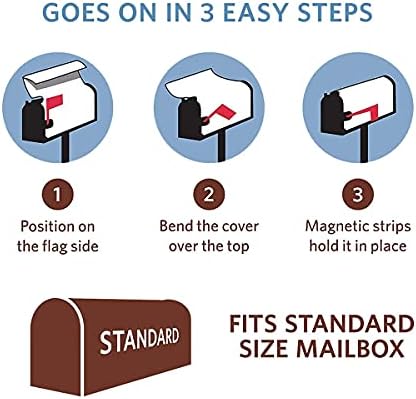 Rickydaisy sevgililer Günü Gnome Manyetik Posta Kutusu Kapağı Klasik Posta Kutusu Sarar posta kutusu kapağı Su Geçirmez Mailwraps