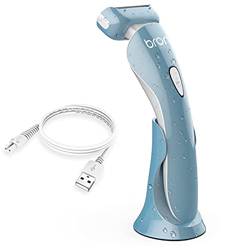Kadınlar için Brori Elektrikli Tıraş Makinesi Artı Ekstra Orijinal USB Şarj Kablosu