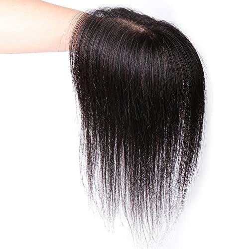 Maery Mono işlenmemiş insan saçı Toppers Taç Topper saç ekleme Klip Postiş Değiştirme, 5x5. 5 El Bağladılar Mono Taban Saç Topper