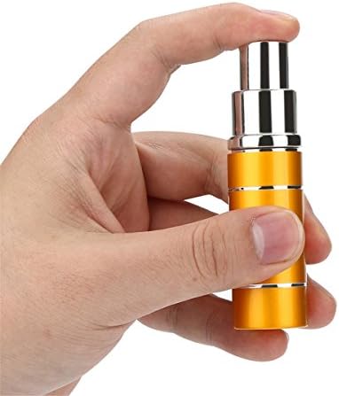 ECYC 10 ml Parfüm Sprey Şişe Taşınabilir Doldurulabilir Cam Şişe Boş Kozmetik Kapları Seyahat Alüminyum Parfüm Atomizer