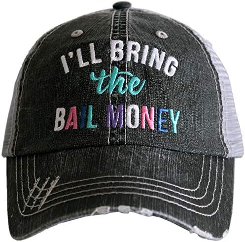 KATYDİD Kefalet Parasını Getireceğim Beyzbol Şapkası-Kadınlar için kamyon şoförü Şapkası-Şık Sevimli Top Şapkası