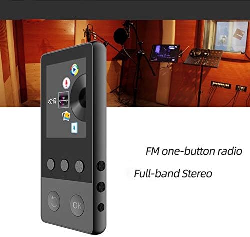 Mp3 Çalarlar ile Bluetooth-Müzik Çalar 1.8 Büyük Ekran, Fm Radyo, Ses Kayıt Taşınabilir Dijital Müzik Çalar / Video Oynatıcı
