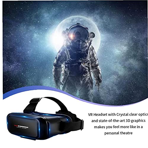 VR Gözlük 3D VR Gözlük Sanal Gerçeklik Kulaklık Gözlük Destek 0-600 Miyopi Film Oyunu için 4.7-6.1 inç Akıllı Telefonlar Siyah