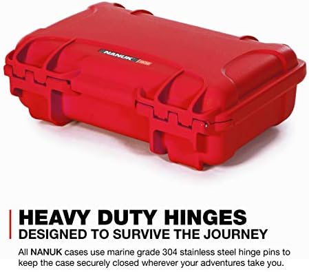 Nanuk 909 Su Geçirmez Hard Case-Kırmızı