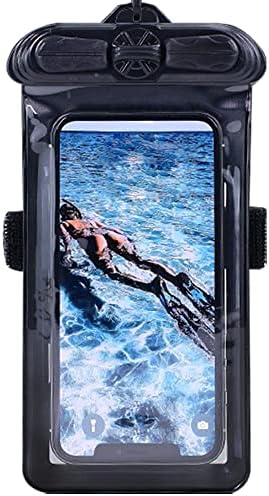Vaxson Telefon Kılıfı Siyah, Huawei Enjoy 20 SE Su Geçirmez Kılıfı Kuru Çanta ile Uyumlu [Ekran Koruyucu Film Değil ]