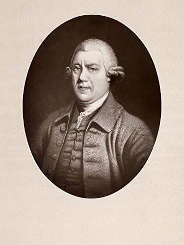 Richard Arkwright N (1732-1792) İngiliz Mucit Ve Üretici Mezzotint İngilizce 19. Yüzyıl Poster Baskı tarafından (18x24)