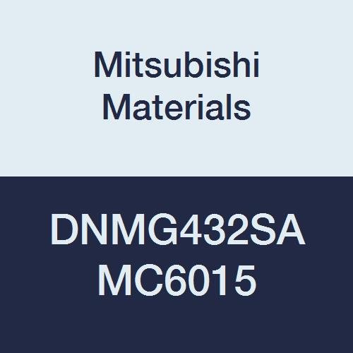 Mitsubishi Materials DNMG432SA MC6015 Kaplamalı Karbür Delikli DN Tipi Negatif Tornalama Ucu, Eşkenar Dörtgen 55°, 0,5 IC, 0,187