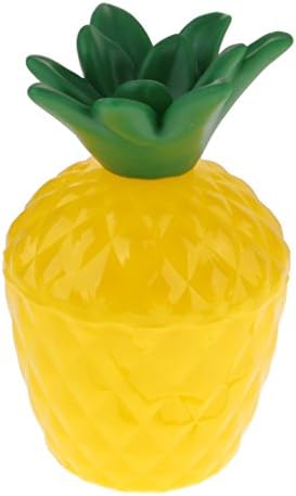 menolana 8 Hawaii Tarzı Plastik Ananas İÇECEK Bardakları Tropikal Parti Barware