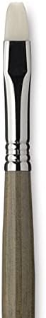Escoda Perla Toray Beyaz Sentetik Fırça-Parlak, Uzun Saplı, 10 Beden