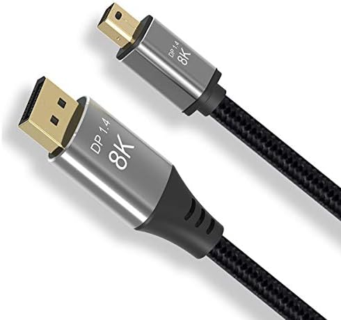 Konnektörler CY DisplayPort 1.4 8K 60hz Kablo Ultra-HD UHD 4K 144hz Mini dp'den dp'ye Kablo 76804320 Video PC Dizüstü TV için