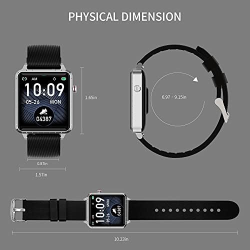 Akıllı saat,MAXTOP Smartwatch Uyumlu IOS / Android Telefonlar için fitnes aktivite takip cihazı ile nabız monitörü ve Kan Basıncı