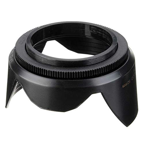 Kamera 52mm Çiçek Lens Hood Nikon D5200 D5100 D3100 D3200 D3000 ve 18-55mm 55-200mm Plastik Kamera Aksesuarları