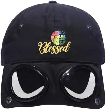 Tanrı tarafından kutsanmış Renkli Basketbol Sevimli şapka Gözlük Doruğa Kap Güneş Gözlüğü beyzbol şapkası Hip Hop Maske Siyah