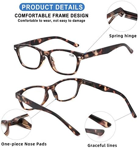 Okuma gözlükleri Kadınlar için PADİSAE Anti mavi ışık engelleme Erkekler Bahar menteşe Okuyucu bilgisayar gözlük