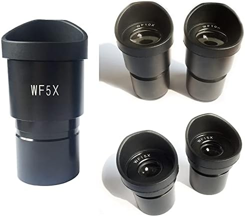 XMSH Mikroskop Aksesuarları Kiti için Yetişkin Çifti Geniş Alan Mercek Optik Lens, çapı 30mm Veya 30.5 mm Kauçuk Göz Bardak Aksesuar