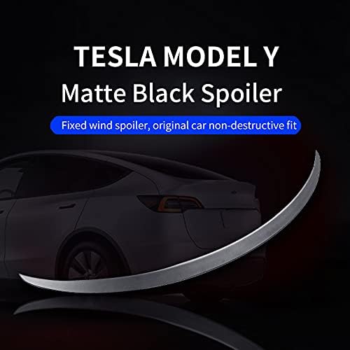KİKİMO Tesla Modeli Y Spoiler 2022 Tesla Dış Arka Spoiler Tesla Gövde Spoiler Dudak Kiti Bant Spoiler Kanat Performans OEM Tarzı