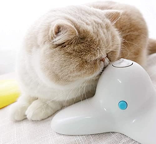 ZRSLGS Fırıldak Interaktif Kedi Oyuncak, Kedi Oyuncaklar için Kapalı Kediler ile Pikap Alay Tüy Sopa Vantuz Tabanı Komik Yavru