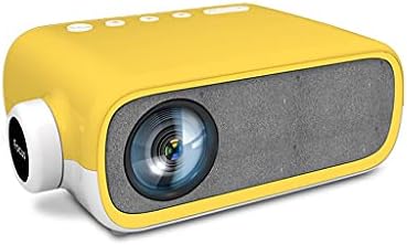 FENXİXİ Yeni YG280 LED Mini Projektör 480 272 Piksel ile/Ses Arabirimi Taşınabilir Projeksiyon Ev Medya Oynatıcı (Renk : Sarı)