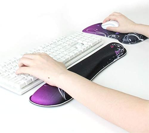 zlw-shop Fare Bilek Yastık Yumuşak Mouse Pad Bilek Istirahat ve Klavye Pad ile Anti Kayma Alt Pratik Yastık için Ofis / Gamer/Bilgisayar