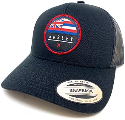 Hurley Erkek Hedef Kavisli Bill Trucker Beyzbol Şapkası Şapka