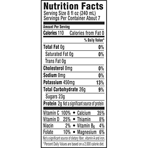 Sadece Portakal Suyu, 52 fl oz, Kalsiyum ve D Vitamini içermeyen %100 Meyve Suyu, Konsantreden Değil