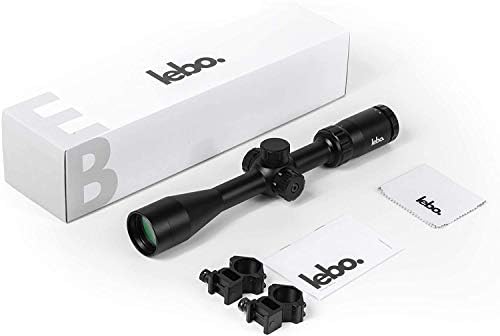 LEBO Optics 3 - 12x40 MİL, Avcılık için Tüfek Kapsamı, MİL-dot Reticle, geniş Görüş Alanı, Yan Paralaks, Hızlı Odak Mercek, Uzun