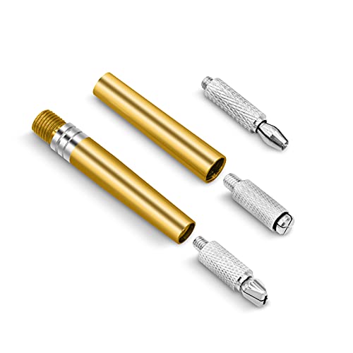 Pinkiou Microblading Kalem iğneler ile Kalıcı Makyaj Kalem Makinesi için Manuel Kaş Dövme (Altın)