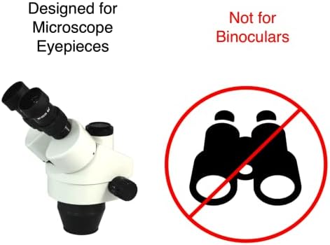 BoliOptics Mikroskop Göz Muhafızları, 34mm Kauçuk Göz Bardakları, Katlanabilir (Çift) SZ05013911