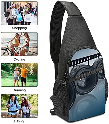 Kamera dekoratif Sling Crossbody sırt çantası omuz çantası rahat sırt çantası açık Bisiklet yürüyüş seyahat için