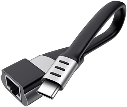 USB C Ethernet Adaptörü, NİAO-CHAO USB C Gigabit Ethernet Adaptörü RJ45 Ağ Bağlantısı Ethernet Portu MacBook Pro/Air, iPad Pro,