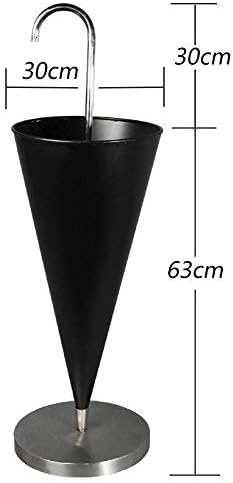 JİGUANG Saksı Rafı 65cm Metal Şemsiye Baston Standı Depolama Tutucu Rafı-Siyah