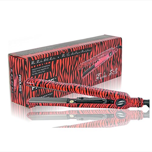 Proliss Turbo Silk Limited Edition Saç Düzleştirici Ütüler, Kırmızı Zebra, 1 Pound