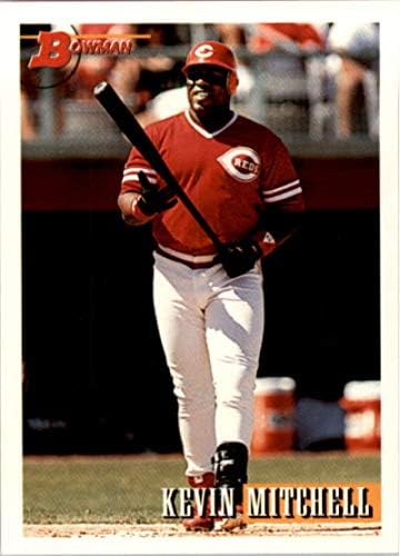 1993 Bowman 386 Kevin Mitchell Cincinnati Reds Major league Baseball Beyzbol Kartı NM-MT