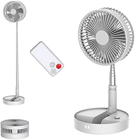 Masa ve masa fanı, Hava Sirkülatör Fanı Taşınabilir Seyahat Fanları Pille Çalışan veya USB İle Çalışan, Ayarlanabilir Yükseklik,
